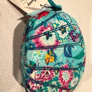 Vera Bradley Teal and White Designer Tags
